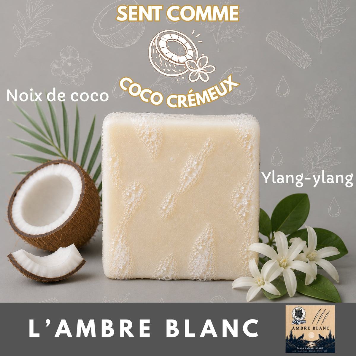 Savon - Ambre Blanc 🥥