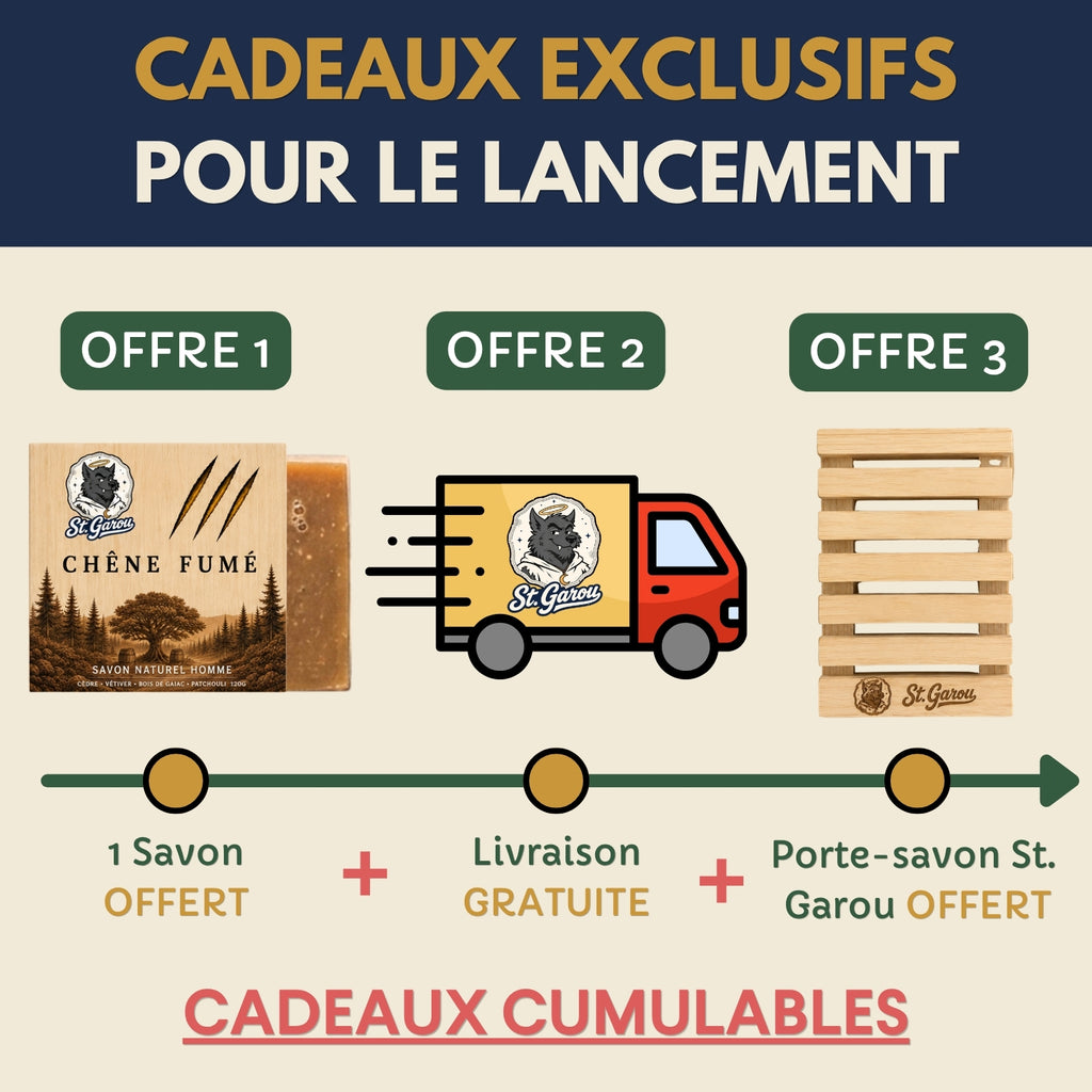 Offre de lancement - Savon en bar 🫧