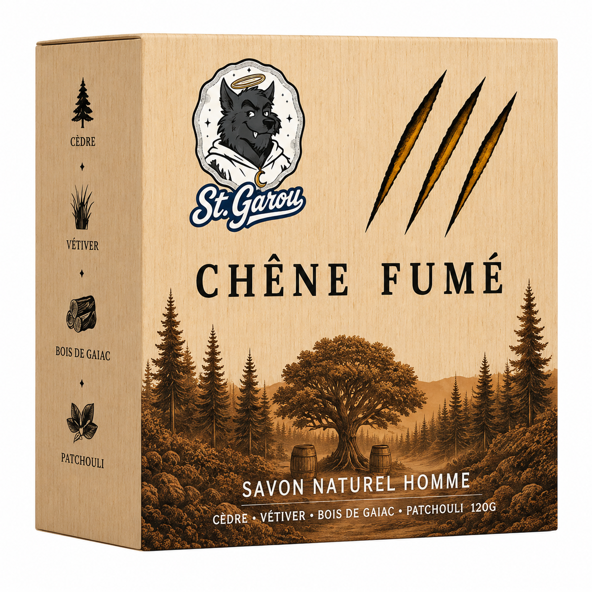 Savon bar - Chêne Fumé 🌳
