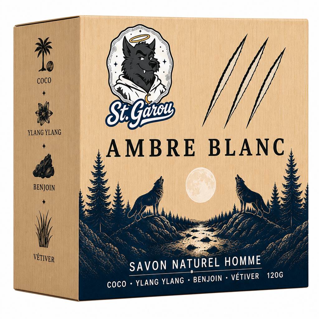 Savon bar - Ambre Blanc