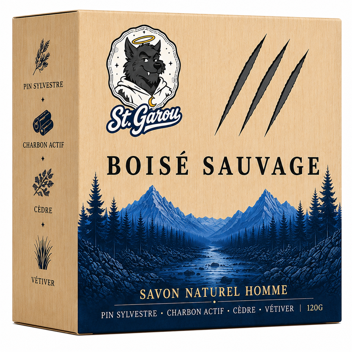 Savon bar - Boisé Sauvage 🪵